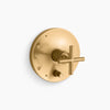 Kohler Rite-Temp® valve trim with push-button diverter and cross handle