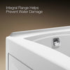 Kohler Mariposa 60" x 36" Alcove bath, left drain