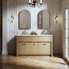 Kohler 20" x 34" arched framed medicine cabinet, left-hinged