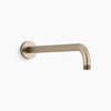 Kohler 15-1/2" wall-mount single-function rainhead arm and flange