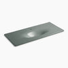Kohler 49" Enameled cast iron vanity top with integrated oval sink