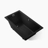 Tea-for-Two® 66" x 36" drop-in Heated BubbleMassage™ air bath