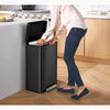 Kohler 13-gallon stainless steel step trash can