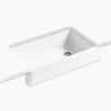 Kohler 35-1/2" undermount single-bowl farmhouse kitchen sink