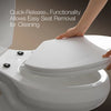 Kohler Quick-Release™ round-front toilet seat