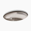 Kohler 19" oval undermount bathroom sink, no overflow