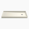 Kohler Rely® 60" x 32" alcove shower base, right drain