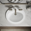 Kohler 20-1/4" oval drop-in bathroom sink