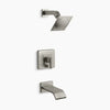 Kohler Loure® Rite-Temp® bath and shower trim kit with push-button diverter, 2.5 gpm