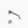 Kohler Wall-mount touchless faucet trim with Insight™ technology and 8-1/4" 35-degree spout, requires valve