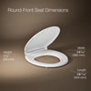 Kohler Nightlight ReadyLatch® Quiet-Close™ round-front toilet seat
