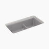 Kohler Smart Divide® 33-1/2" undermount double-bowl kitchen sink