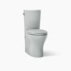 Kohler Two-piece elongated toilet with skirted trapway, dual-flush