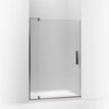 Kohler Pivot shower door, 70" H x 43-1/8 - 48" W, with 5/16" thick Frosted glass