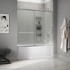 Kohler Sliding bath door, 56-3/4" H x 56-1/4 - 59-5/8" W, with 1/4" thick Frosted glass