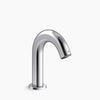 Kohler Touchless single-hole lavatory faucet with Kinesis® sensor technology, AC-powered, less drain, 0.5 gpm