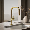 Kohler Components® Pull-down kitchen sink faucet with two-function sprayhead