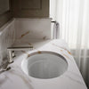 Kohler 20-3/4" oval undermount bathroom sink, no overflow