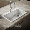 Kohler Riverby® 33" top-mount single-bowl kitchen sink