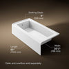 Kohler Entity 60" x 30" alcove bath, left drain