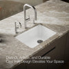 Kohler Riverby® 27" undermount single-bowl workstation kitchen sink