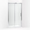 Kohler Sliding shower door, 78" H x 44-5/8 - 47-7/8" W, with 3/8" thick Crystal Clear glass