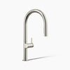 Kohler Pull-down kitchen sink faucet with two-function sprayhead