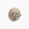 Kohler Rite-Temp® valve trim with push-button diverter and cross handle