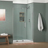 Kohler Sliding shower door, 71-3/4" H x 43-3/4 - 47-3/4" W, with 5/16" thick Crystal Clear glass