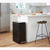 Kohler 13-gallon stainless steel slim step trash can with bifold lid