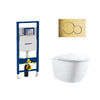Kodaen Parma With Geberit Carrier Seat Wall-Hung Toilet System