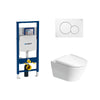 Geberit Sigma In-Wall System with Duravit D-Neo Wall-Hung Toilet Package