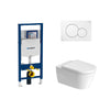 Geberit Sigma In-Wall System with Duravit Darling New Wall-Hung Toilet Package 254409