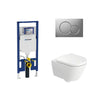 Geberit Sigma In-Wall System with Duravit D-code Wall-Hung Toilet Package
