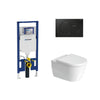 Geberit Sigma In-Wall System with Duravit Darling New Wall-Hung Toilet Package #254509