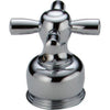 Neo Style Small Cross Handles (Pair) with Screws - Chrome