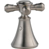 Cassidy Cross Bath Faucet / Bidet Handles - Stainless Steel