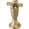 Dorval Wall Mount Tub Filler And Roman Tub Filler Cross Handle - Champagne Bronze