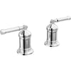 Broderick 2 Handle Roman Tub Handle Kit-lever - Lumicoat Chrome