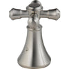 Cassidy Cross Bath Roman Tub Handles - Stainless Steel