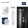 Grohe Triple Function Thermostatic Valve Trim