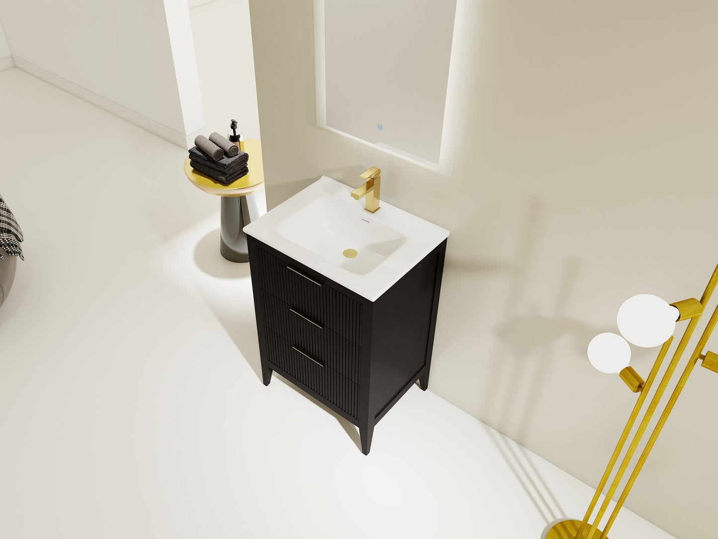 Bagno Italia Aria Single Sink Freestanding Vanity