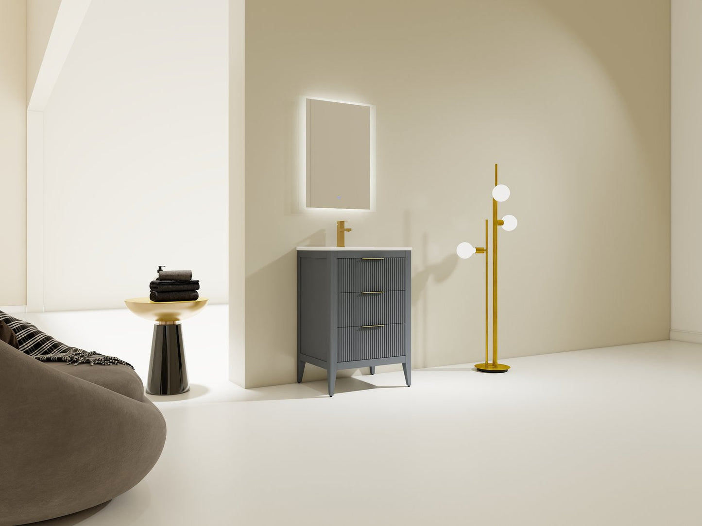 Bagno Italia Aria Single Sink Freestanding Vanity