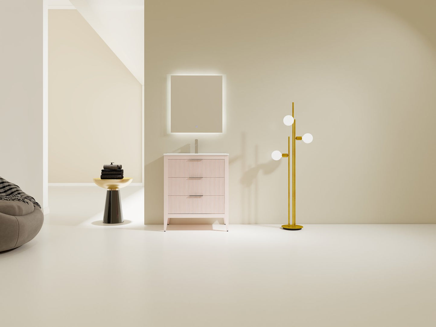 Bagno Italia Aria Single Sink Freestanding Vanity