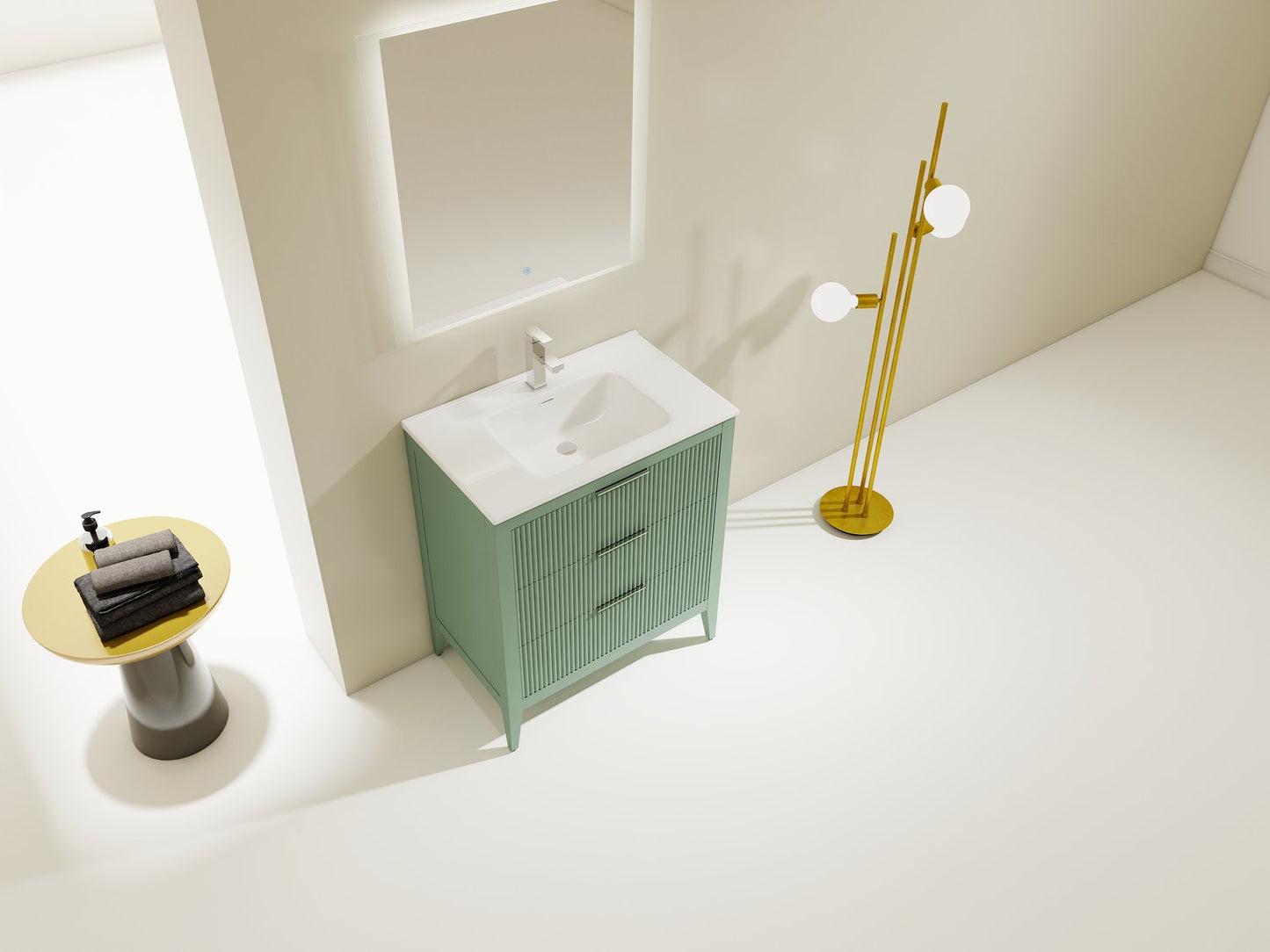 Bagno Italia Aria Single Sink Freestanding Vanity
