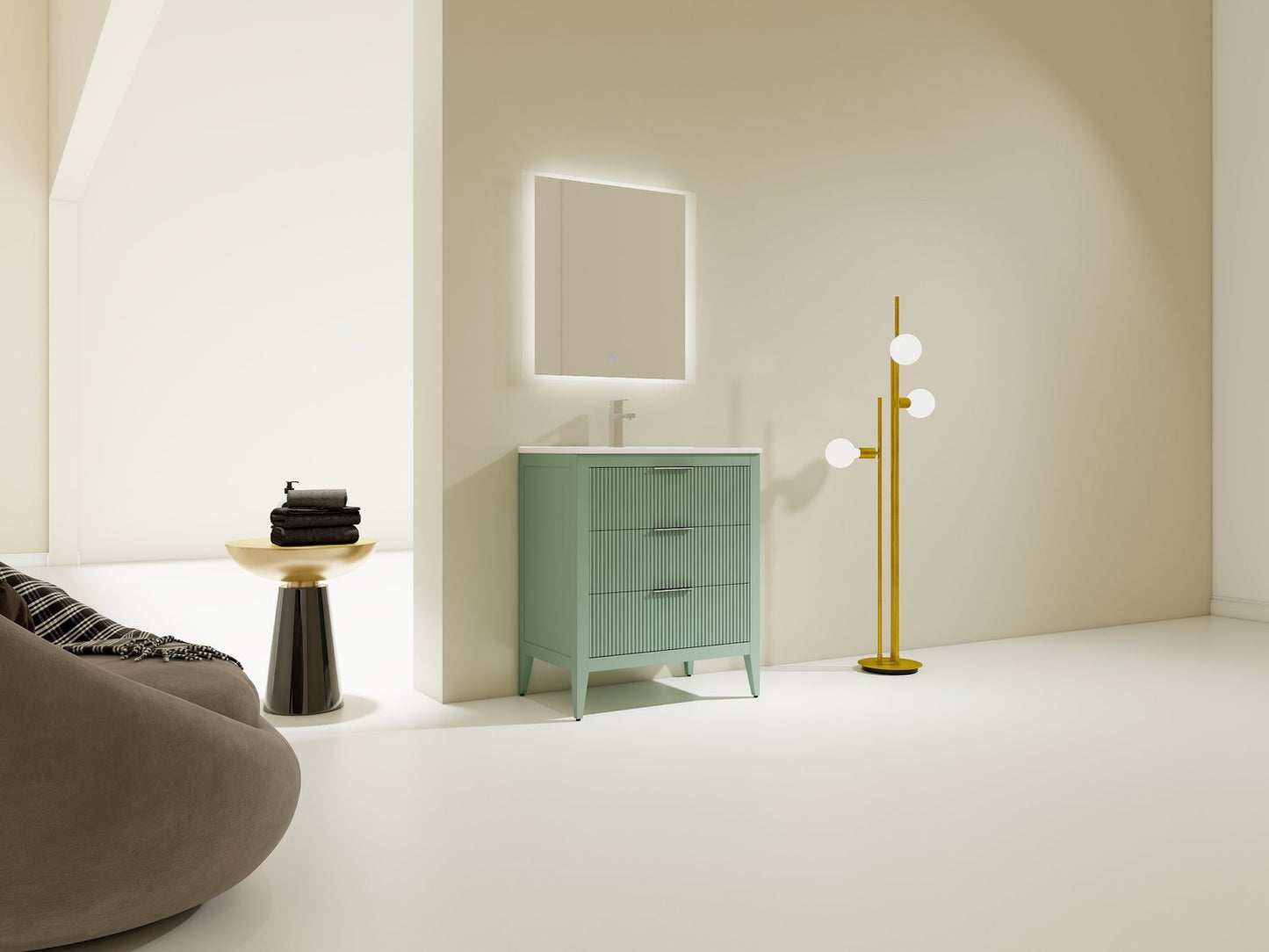 Bagno Italia Aria Single Sink Freestanding Vanity