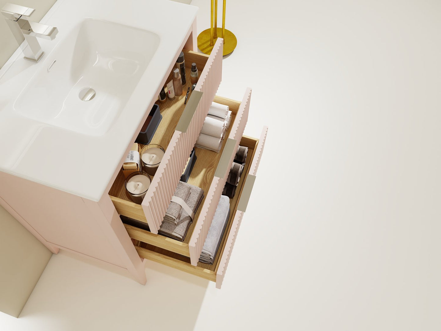 Bagno Italia Aria Single Sink Freestanding Vanity