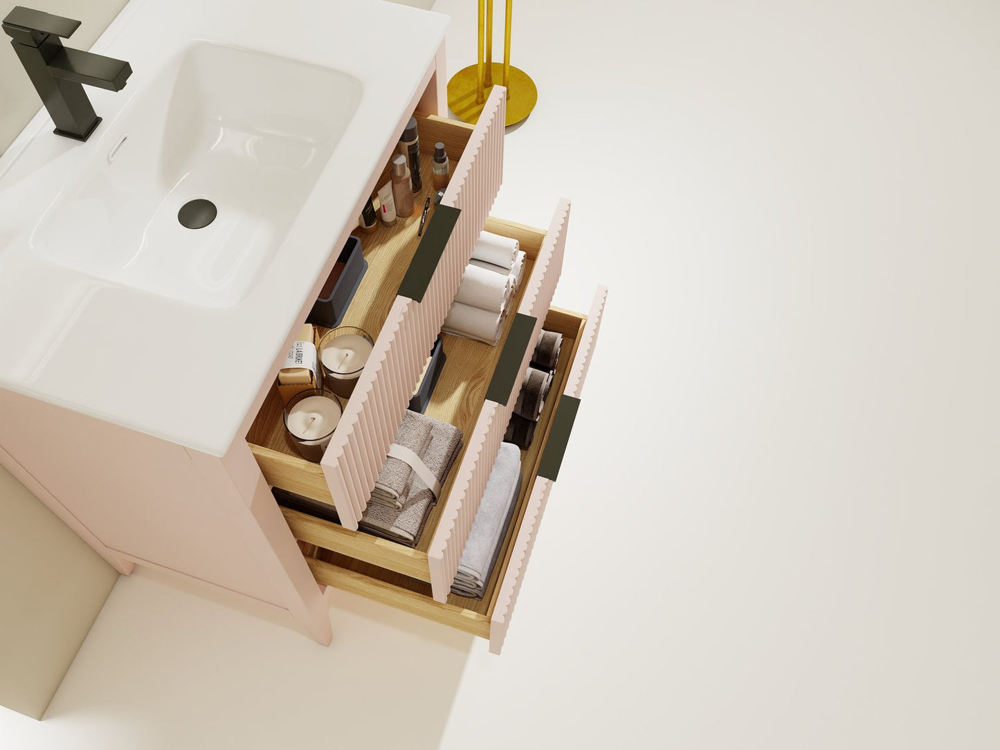 Bagno Italia Aria Single Sink Freestanding Vanity