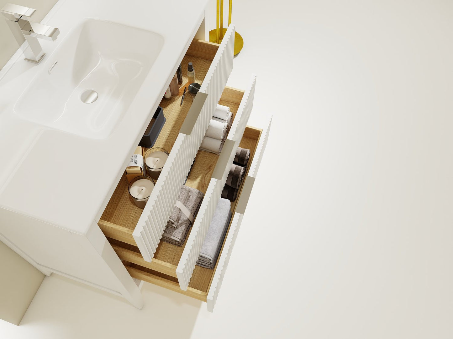 Bagno Italia Aria Single Sink Freestanding Vanity