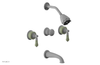 VERSAILLES Three Handle Tub and Shower Set - Green Onyx K2240